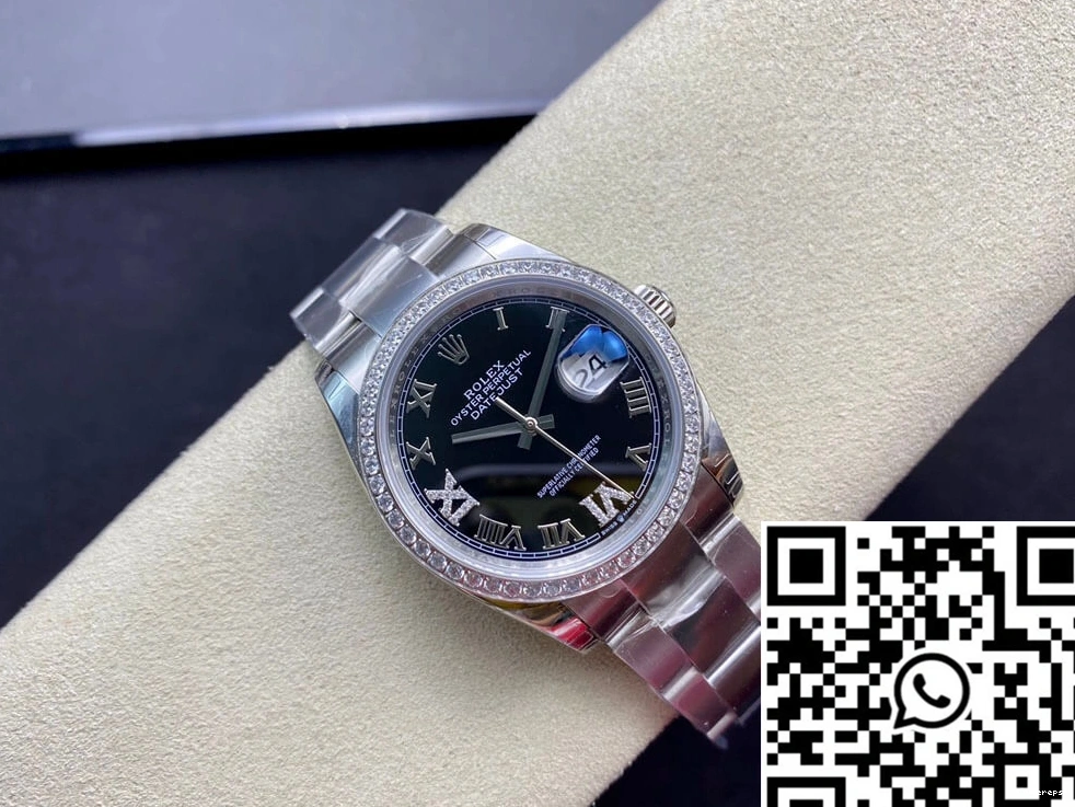 Factory Diamond-set Datejust 36MM Bezel EW Rolex 0204
